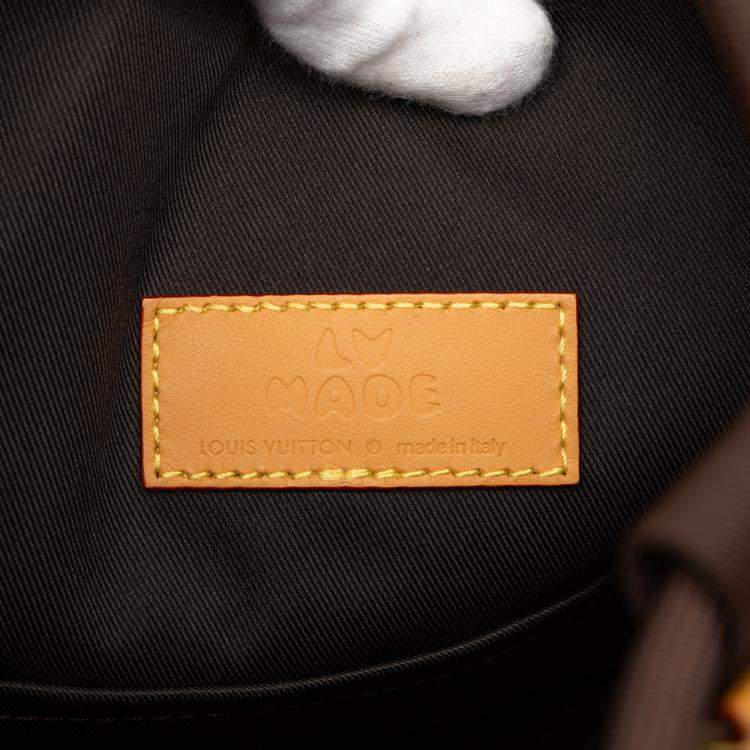 Pre Owned Louis Vuitton Brown Nigo Monogram Reverse Randonnee Backpack