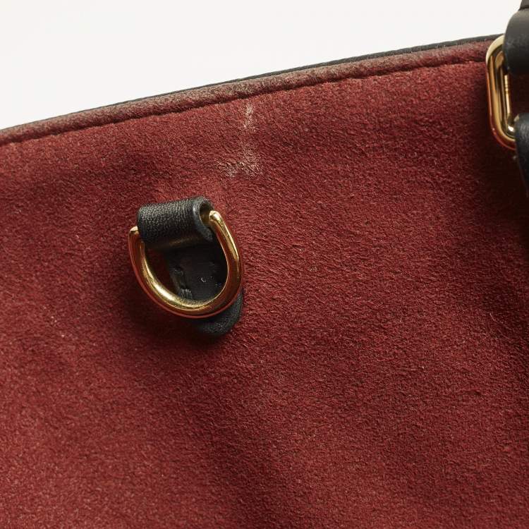 Pre Owned Louis Vuitton OnTheGo MM Bicolour Monogram Empreinte Leather Bag