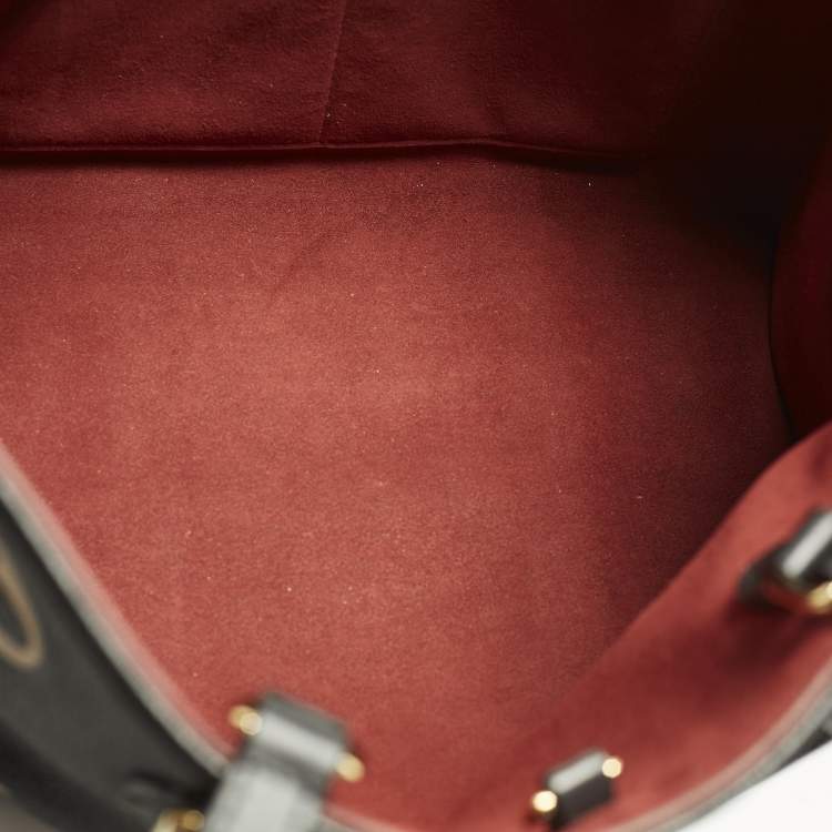 Pre Owned Louis Vuitton OnTheGo MM Bicolour Monogram Empreinte Leather Bag