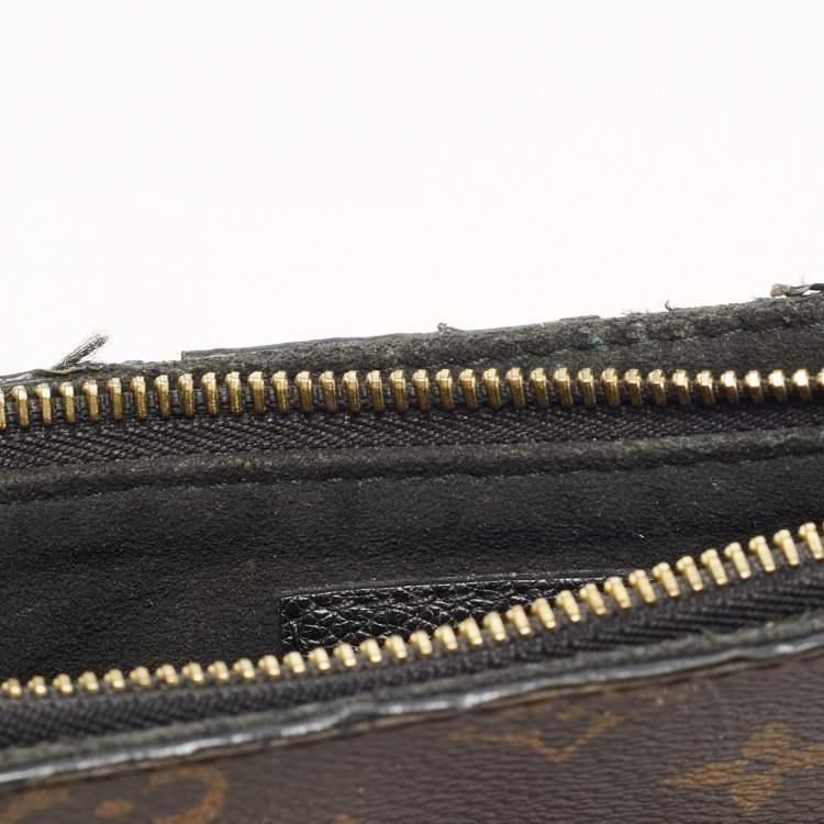 Pre Owned Louis Vuitton Surene BB Black Monogram Canvas and Leather Bag