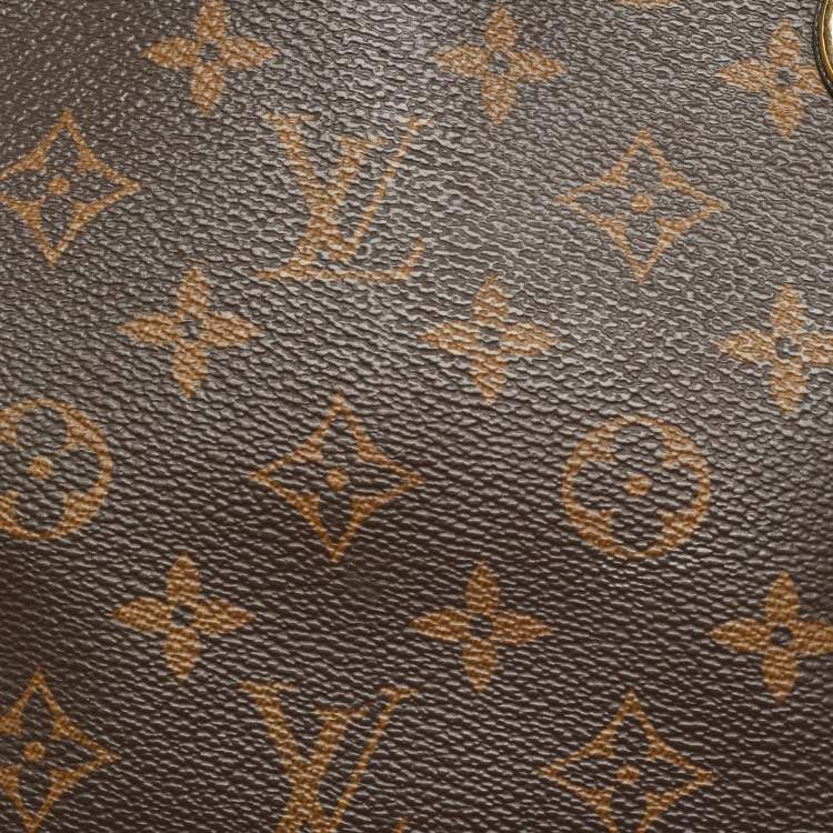 Pre Owned Louis Vuitton Surene BB Black Monogram Canvas and Leather Bag