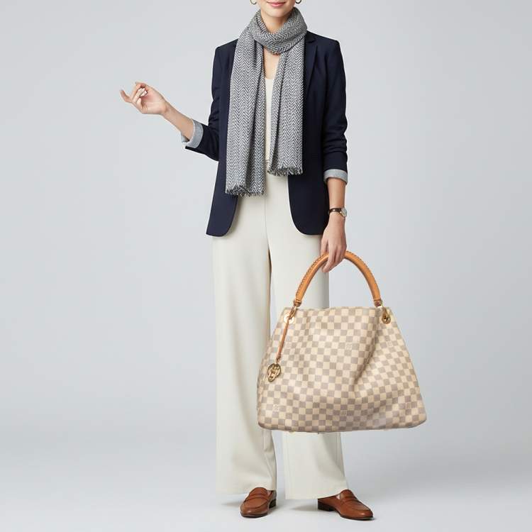 مملوكة مسبقًا Louis Vuitton Artsy MM Damier Azur Canvas Bag