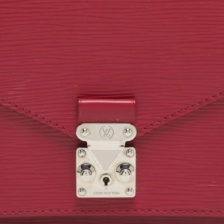 مملوكة مسبقًا Louis Vuitton Monceau BB Fuchsia Epi Leather Bag