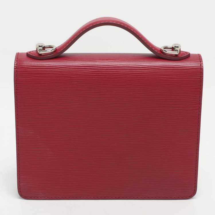 مملوكة مسبقًا Louis Vuitton Monceau BB Fuchsia Epi Leather Bag