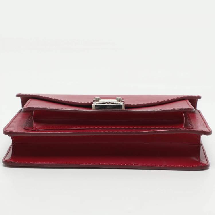 مملوكة مسبقًا Louis Vuitton Monceau BB Fuchsia Epi Leather Bag