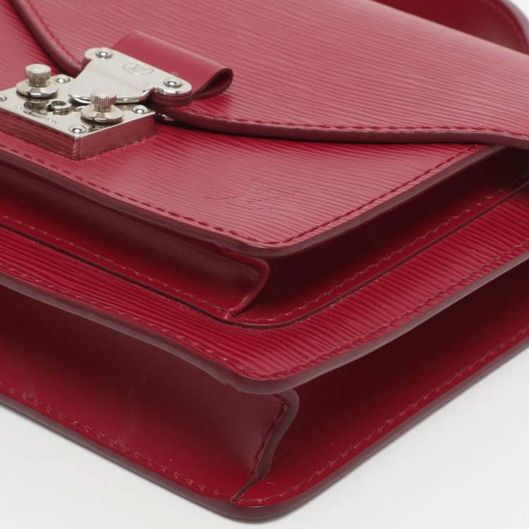 مملوكة مسبقًا Louis Vuitton Monceau BB Fuchsia Epi Leather Bag