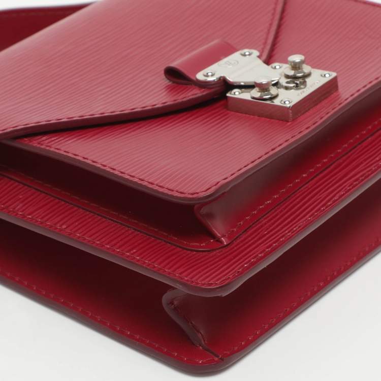 مملوكة مسبقًا Louis Vuitton Monceau BB Fuchsia Epi Leather Bag