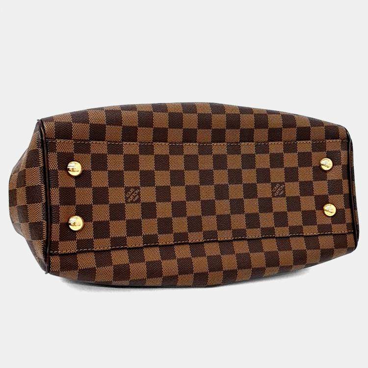 Pre Owned Louis Vuitton Brown PVC Louis Vuitton Damier Trevi PM