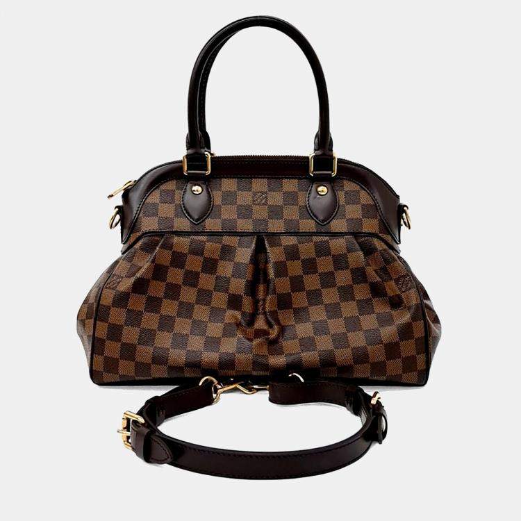 Pre Owned Louis Vuitton Brown PVC Louis Vuitton Damier Trevi PM
