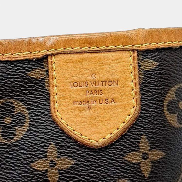 Pre Owned Louis Vuitton Brown PVC Delightful MM