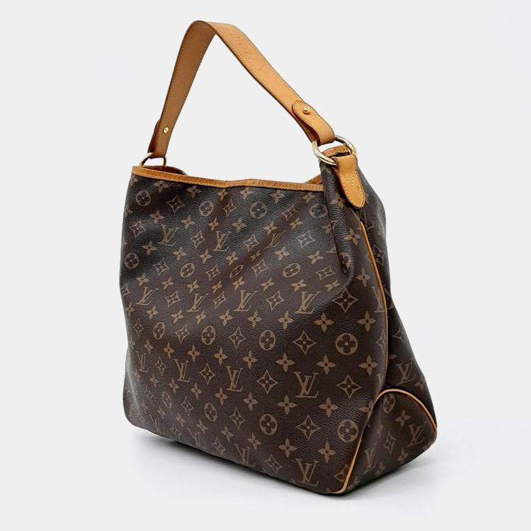Pre Owned Louis Vuitton Brown PVC Delightful MM