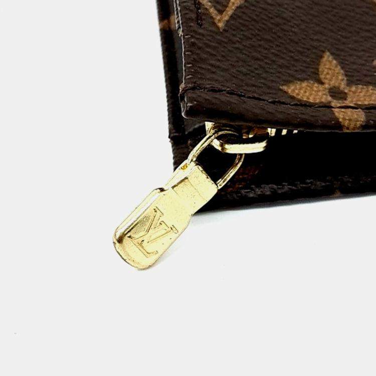 Pre Owned Louis Vuitton Brown Canvas Monogram Pochette Toilette 26