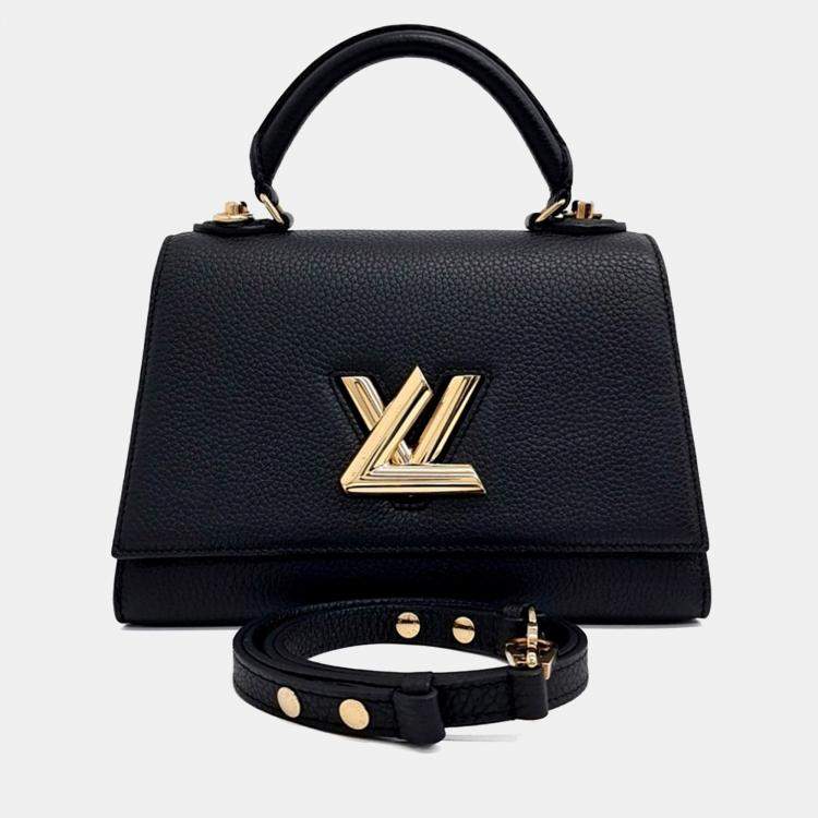 مملوكة مسبقًا Louis Vuitton Black Leather  One Handle Twist PM