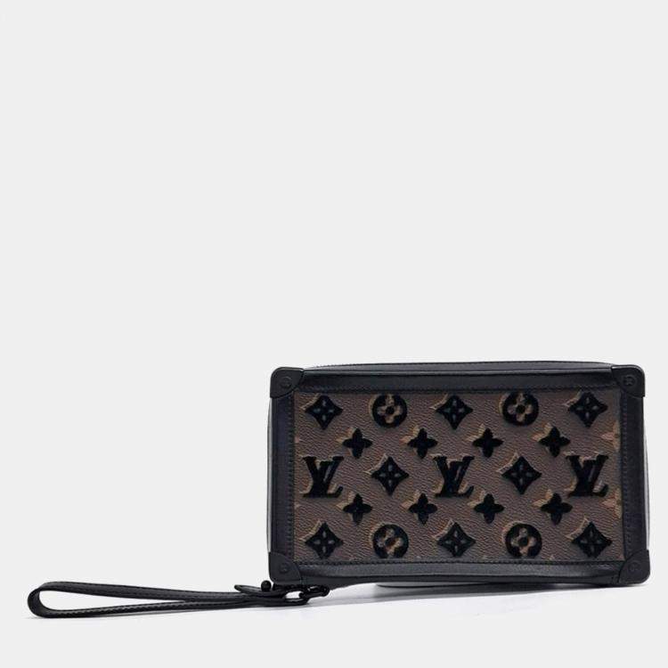 Pre Owned Louis Vuitton Multicolor Coated Canvas Virgil Abloh Soft Trunk Clutch Bag