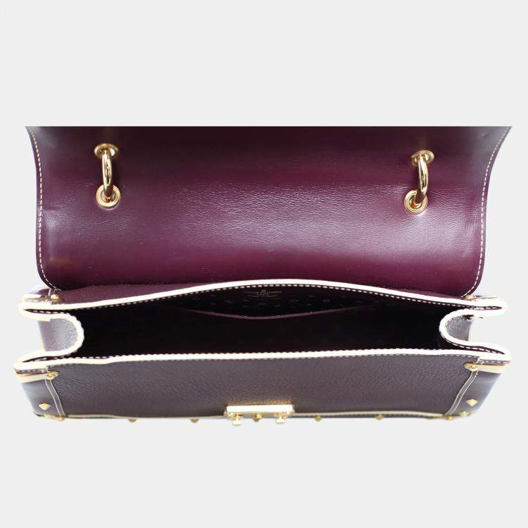 Pre Owned Louis Vuitton Purple Leather Suhali Le Talentueux Bag