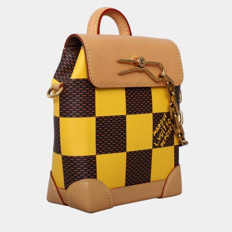 Pre Owned Louis Vuitton Damier Ebene Pop Chest Nano Steamer Bag