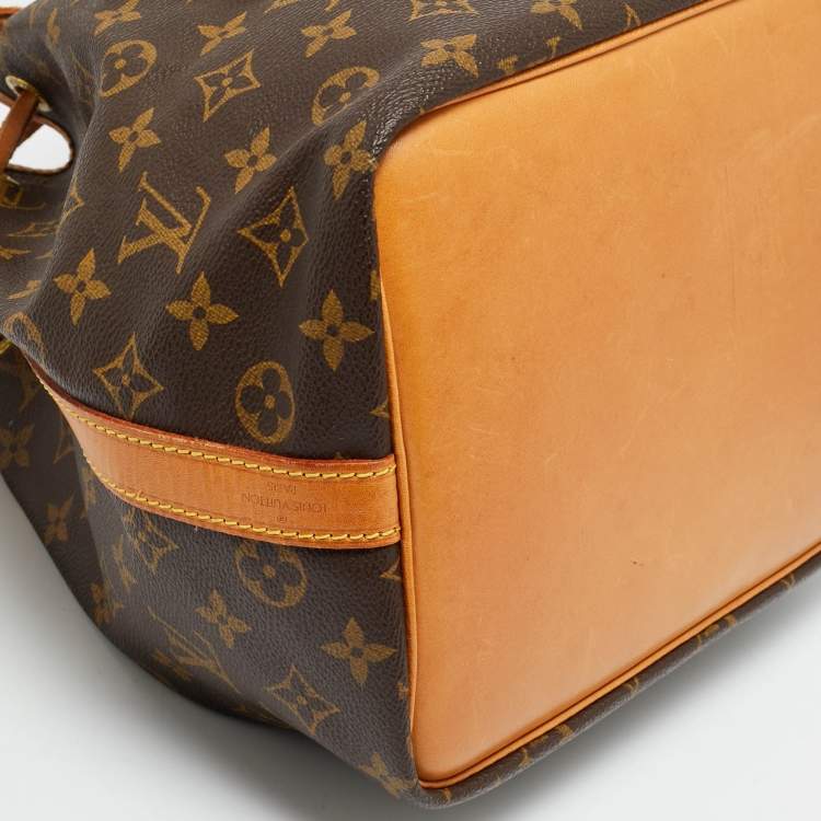 Pre Owned Louis Vuitton Noe Petit Monogram Canvas Bag