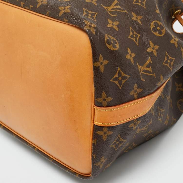 Pre Owned Louis Vuitton Noe Petit Monogram Canvas Bag