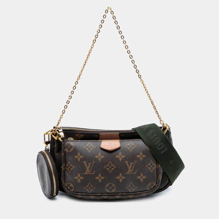 Pre Owned Louis Vuitton Brown Monogram Multi Pochette Accessoires