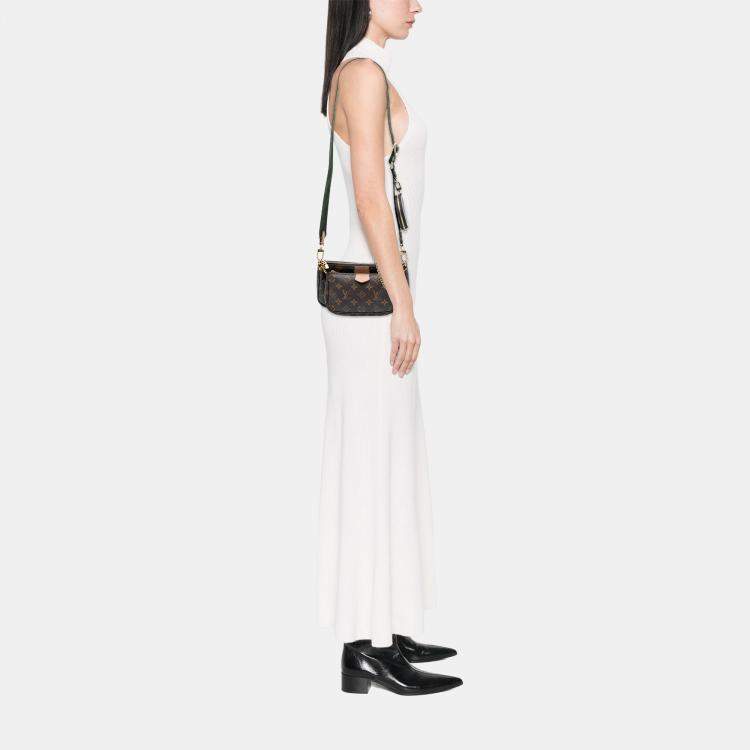 Pre Owned Louis Vuitton Brown Monogram Multi Pochette Accessoires