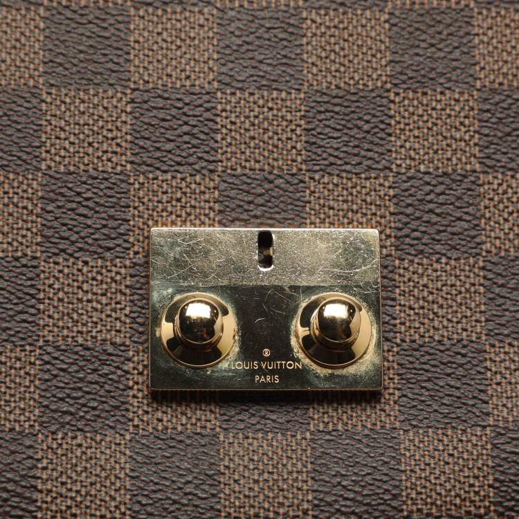 Pre Owned Louis Vuitton Croisette Damier Ebene Canvas Bag