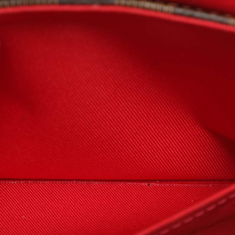 Pre Owned Louis Vuitton Croisette Damier Ebene Canvas Bag