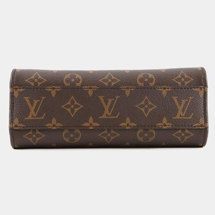 Pre Owned Louis Vuitton Sac Plat Bb Red Monogram Size Bb