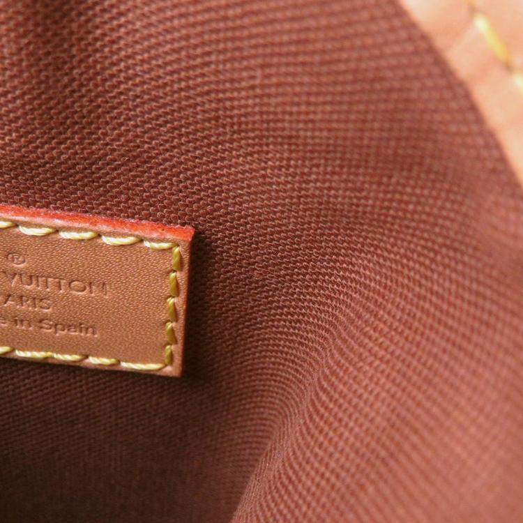 Pre Owned Louis Vuitton Fold Me Pouch Brown Monogram