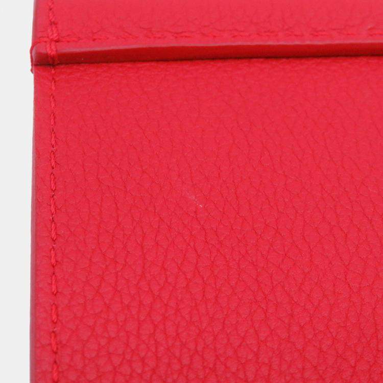 Pre Owned Louis Vuitton Rock Me Ii Red Calf Leather Size BB