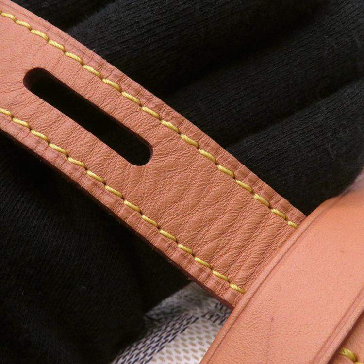 Pre Owned Louis Vuitton Boite Chapeau Souple Beige Damier Azur Size Pm