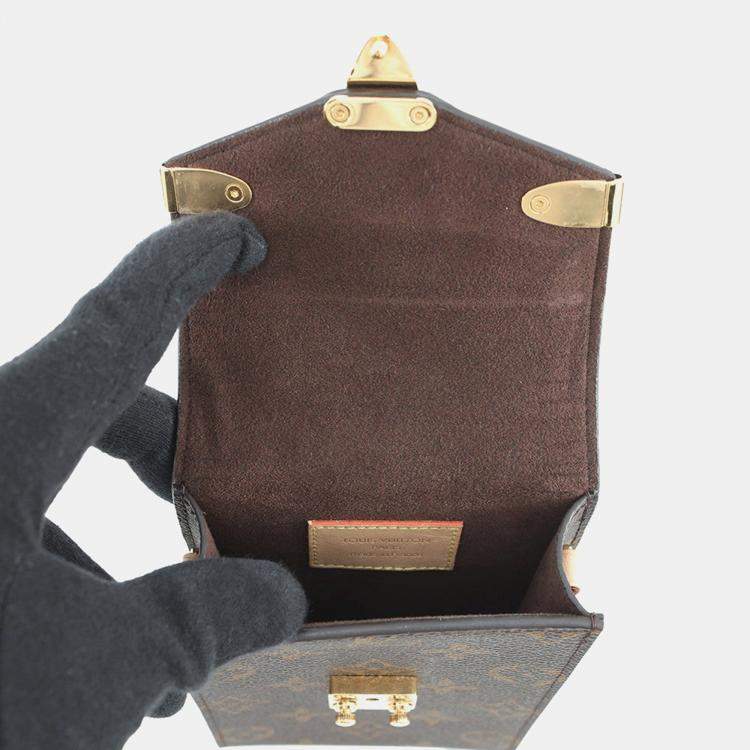 Pre Owned Louis Vuitton Von Pouch Metis Brown Monogram