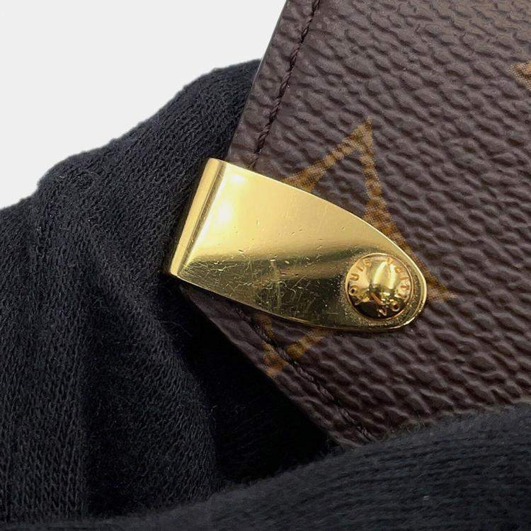 Pre Owned Louis Vuitton Von Pouch Metis Brown Monogram
