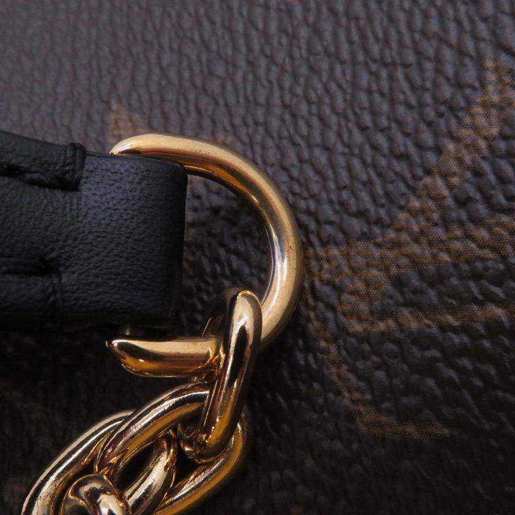 Pre Owned Louis Vuitton Saint-Placide Cerise Monogram Grain Leather