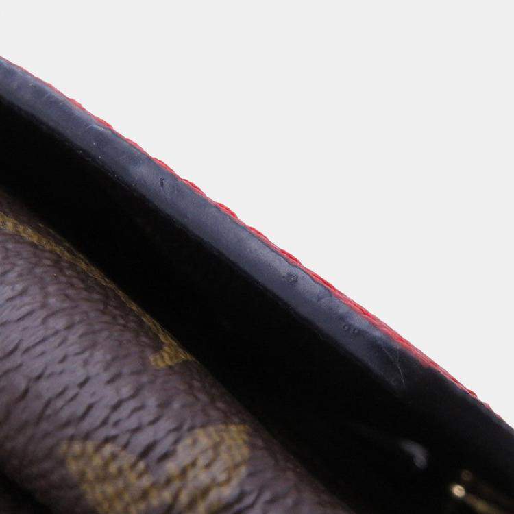 Pre Owned Louis Vuitton Saint-Placide Cerise Monogram Grain Leather