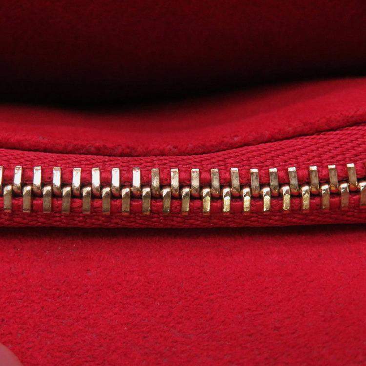 Pre Owned Louis Vuitton Saint-Placide Cerise Monogram Grain Leather