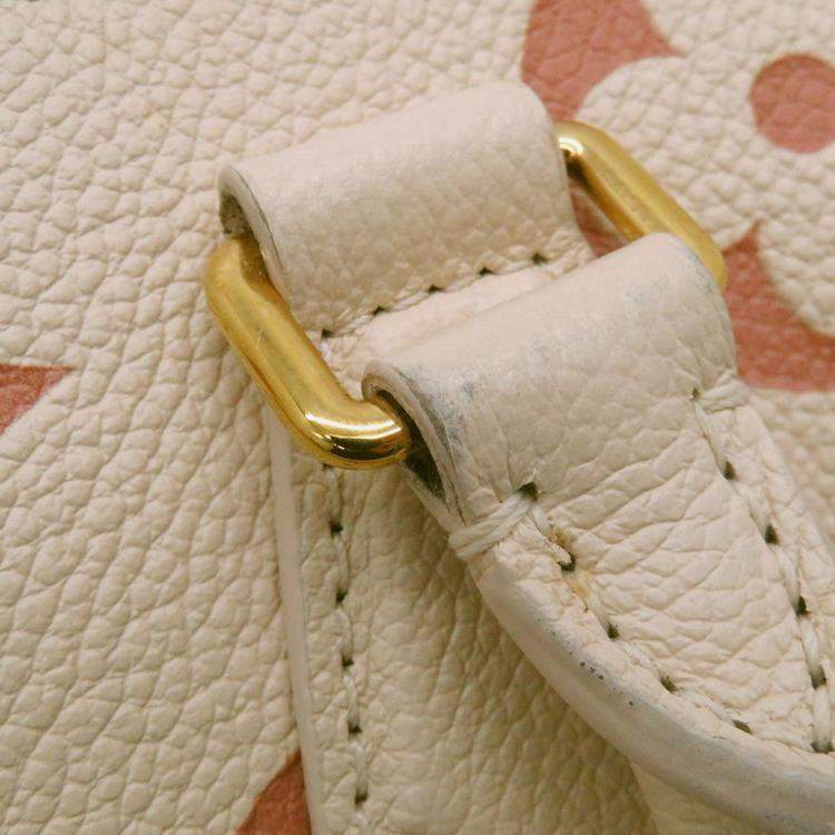 Pre Owned Louis Vuitton Speedy Bandouliere CrMe/Rose Trianonem46397 Monogram Empreinte Leather Size 20