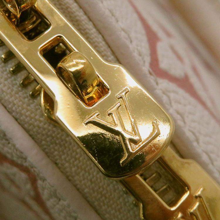 Pre Owned Louis Vuitton Speedy Bandouliere CrMe/Rose Trianonem46397 Monogram Empreinte Leather Size 20