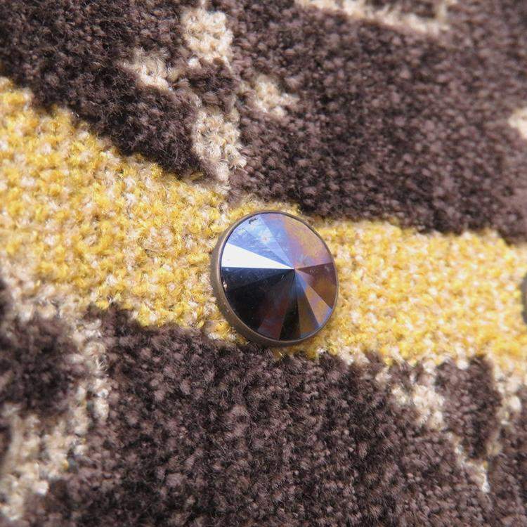 Pre Owned Louis Vuitton Pochette Accessoires Brown/Yellow Monogram Trompe L'Oeil Cotton Pile