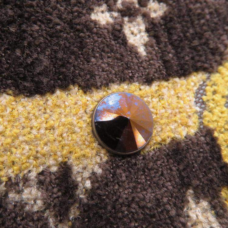 Pre Owned Louis Vuitton Pochette Accessoires Brown/Yellow Monogram Trompe L'Oeil Cotton Pile