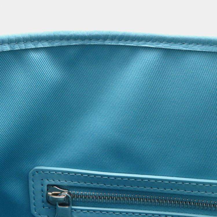 Pre Owned Louis Vuitton Lvxyk Weekend Tote Blue/Multicolor Monogram Taurillon Yayoi Kusama