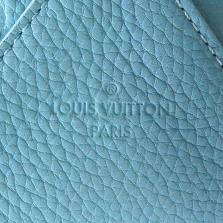 Pre Owned Louis Vuitton Lvxyk Weekend Tote Blue/Multicolor Monogram Taurillon Yayoi Kusama