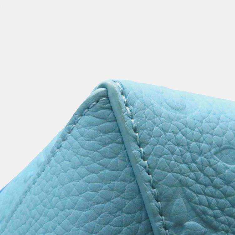 Pre Owned Louis Vuitton Lvxyk Weekend Tote Blue/Multicolor Monogram Taurillon Yayoi Kusama