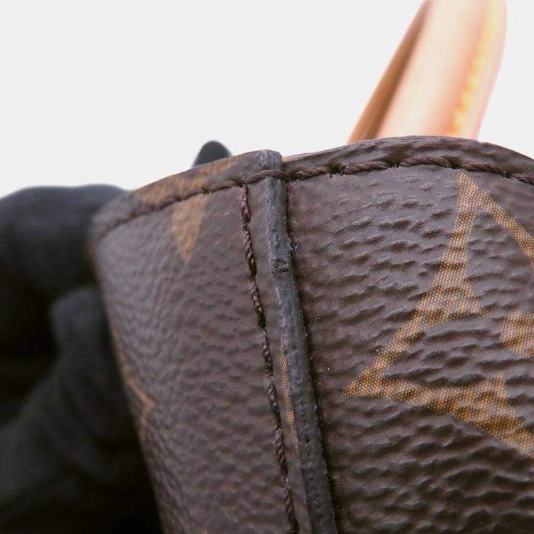 Pre Owned Louis Vuitton Montaigne Bordeaux Monogram Size Bb