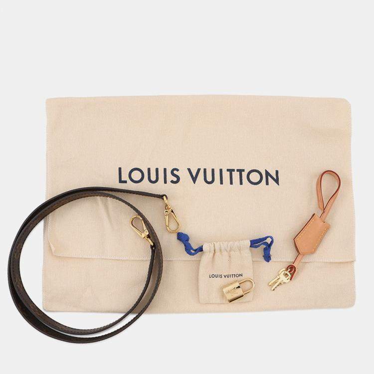 Pre Owned Louis Vuitton Montaigne Bordeaux Monogram Size Bb