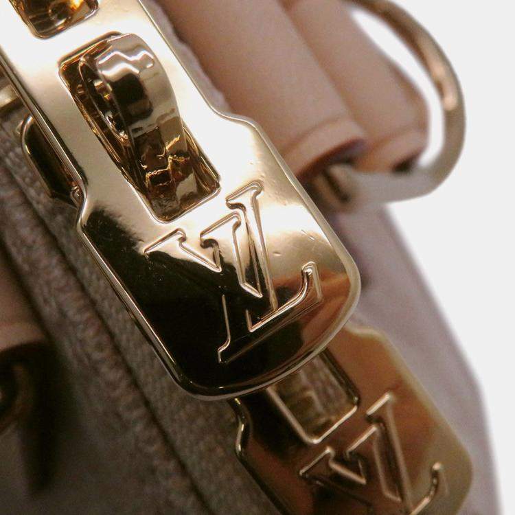 Pre Owned Louis Vuitton Alma Beige/Red Monogram Miaowgram Size Bb