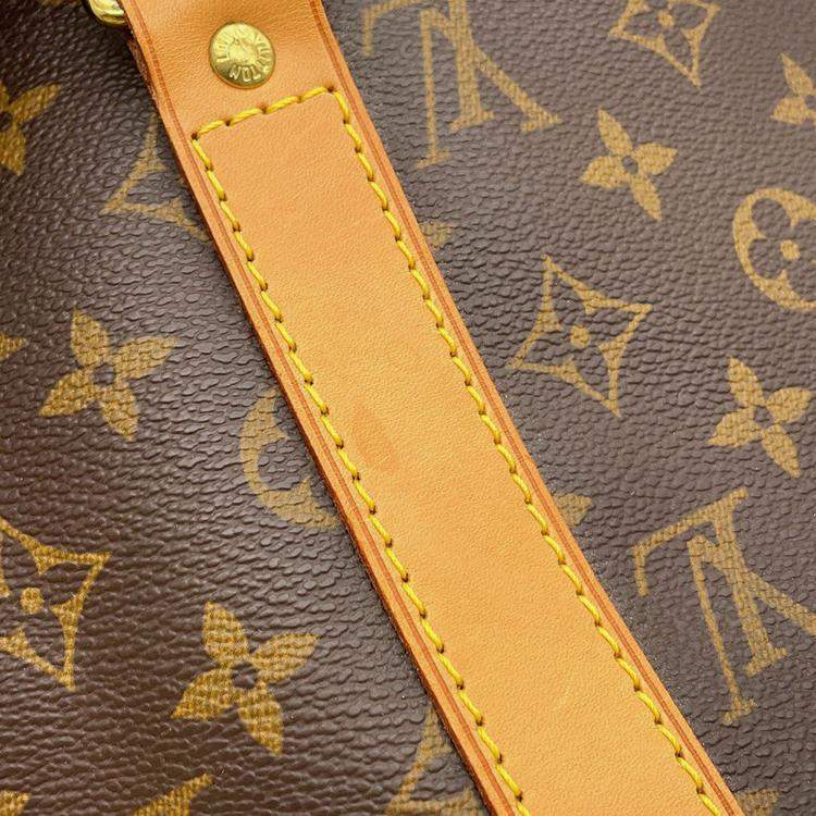 Pre Owned Louis Vuitton Keepall Bandouliere Brown Monogram Size 50