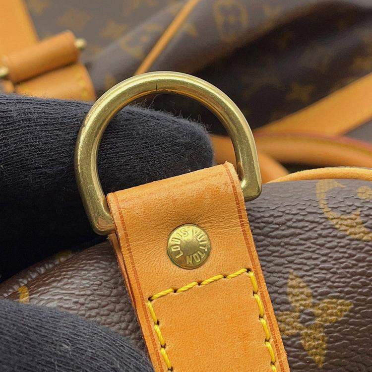 Pre Owned Louis Vuitton Keepall Bandouliere Brown Monogram Size 50