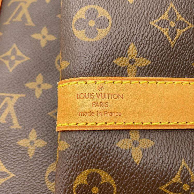 Pre Owned Louis Vuitton Keepall Bandouliere Brown Monogram Size 50
