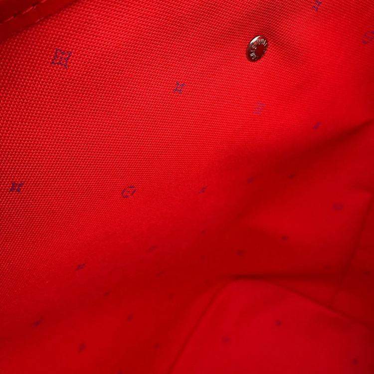 Pre Owned Louis Vuitton Neverfull Rouge Monogram Lv Escale Size Mm