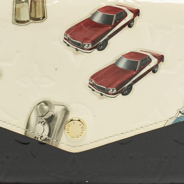 Pre Owned Louis Vuitton Sarah Portefeiulle Monogram Vernis Leather Wallet